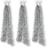 Inge-glas Inge's Christmas Decor Gmbh 3x Kerstslingers zilver ca. 5 x 270cm