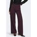 JDY jersey wide leg palazzo broek - donkerrood