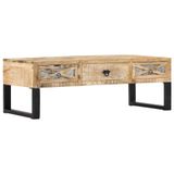 Maison Exclusive - Table basse, 110 x 50 x 38 cm, manguier massif