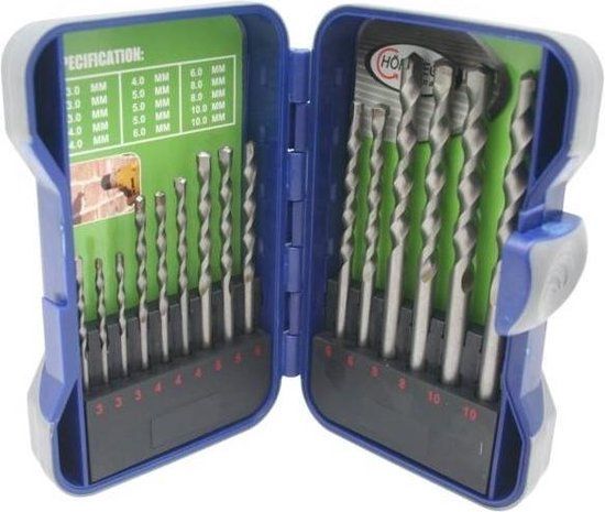 HOFFTECH Steenboren Set - 3-10mm - 15-delig