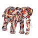 Merkloos / Sans marque Spaarpot - olifant - luxe kwaliteit - rood - keramiek - 22 x 15 x 16 cm