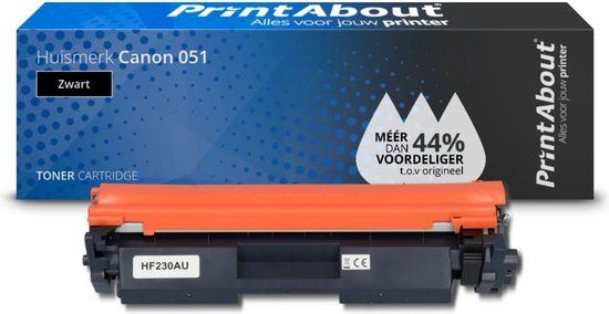 PrintAbout Huismerk Canon 051 Zwart Toner - Compatibel