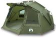 vidaXL Tunneltent 5-persoons Polyester Olijfgroen