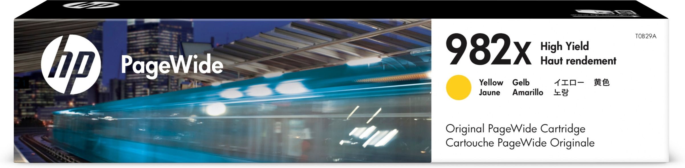 HP 982X Gele High-Capacity PageWide Cartridge - Original