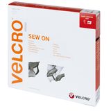 Velcro klittenband met haken en lussen om te naaien 20 mm x 10 m zwart