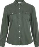 VILA - VIBISTA DENIM SHIRT-NOOS - Dames - Blouses