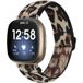 Fitbit Sense Bracelet élastique (Leopard)