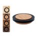 EVI Herrajes Wooden Door Stopper Red Oak with Black Rubber Ø47x16mm Self-Adhesive Installation Optimal For Parquet Mod.20345X12