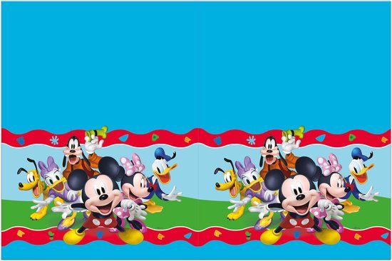 Procos - Tafelkleed Disney Mickey Rock The House (180 x 120 cm) - Carnaval