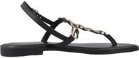 CARMELA 163293C Zwart Platte Sandalen Dames Leer 37 EU