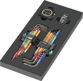 Wera 9740 Jeu de clés mâles 20 pièces - Hex/Torx - Insert en mousse