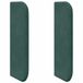 vidaXL - Hoofdbord - oor - Groen - Fluweel