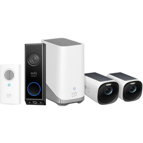 Eufycam 3 Duo Pack + Video Doorbell E340 + Chime
