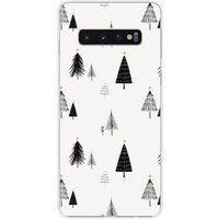 Samsung Galaxy S10 5G Beschermende Siliconen Case - Elegante Dennenboom