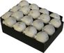 Othmar Decorations Luxe 24x Glazen Sneeuwvlokken/Sterren Kerstballen Wit 7,5 cm