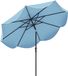 COSTWAY Parasol, 270 cm, marineblauw