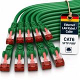 1aTTack 0.5m Cat6 SSTP netwerkkabel Groen
