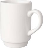 Mammoet Beker Porselein Wit 190 ml (Set van 12)