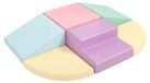 Blocs de mousse - Jeu d'escalade - 6 pièces - Lilas - Cuir polyuréthane souple