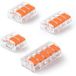 Wago Sachet Mixte De 47 Connecteurs Électriques - 2 Pôles (18), 3 Pôles (12), 4 Pôles (10), 5 Pôles (7) - Polycarbonate Transparent À Levier Large - Capacité 0.2 À 4 Mm² - 32a / 450v Ac -40°c/+105°c - Conf