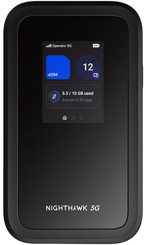 Netgear Nighthawk M7 MH7150 - 5G WiFi 7 Mobile Router - Black