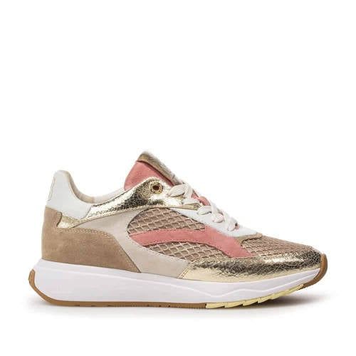 Floris van Bommel Suvi 02.17 leren sneaker goud