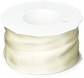 C.E. Pattberg Present 60 mm 25 m pluis Bedraad Tafetta Lyon, crème