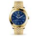 Ice Watch ICE steel - Goud blauw herenhorloge met stalen band - 40 mm