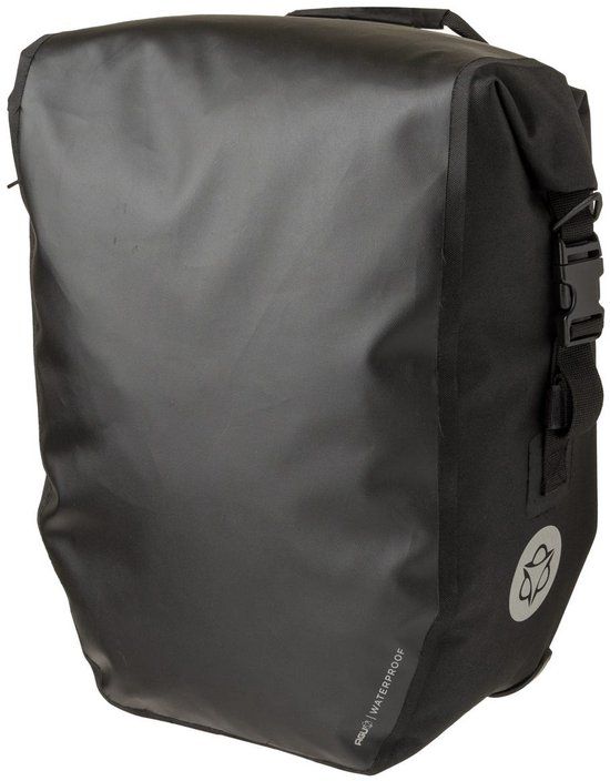 Agu Clean Enkele Fietstas Shelter Medium Zwart 17 L - Waterdicht - Achter - Afneembaar