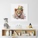 Disney Affiche Carrée Enfants - Roi Lion - 20x20 Cm