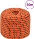 vidaXL Boottouw 12 mm 50 m polypropyleen oranje