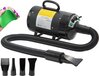 Comfywise Professionele Hondenfohn met 4 Opzetstukken - Waterblazer voor Honden - Zwart - 2400W