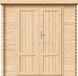 Timbela M311F1 - Houten tuinhuis - 2,22 m² - 142x204xH200 cm - zonder vloer