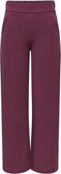 JDY Jacqueline de Yong Louisville Catia Life Wide Pant - Bordeaux - W26 X L34