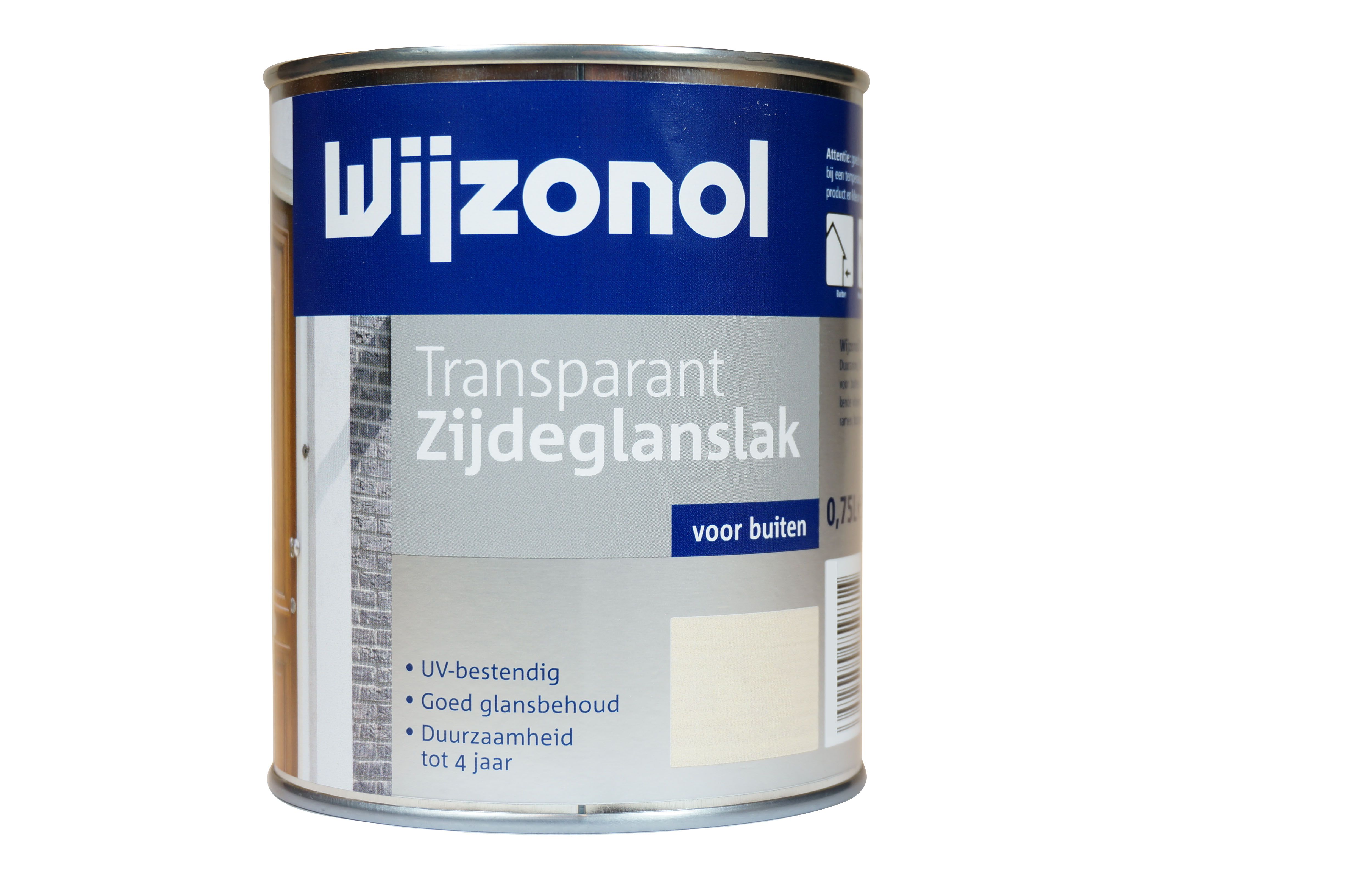 Wijzonol Transparant Zijdeglanslak - 0,75l - RAL 3120 - Teak - 8712952050218