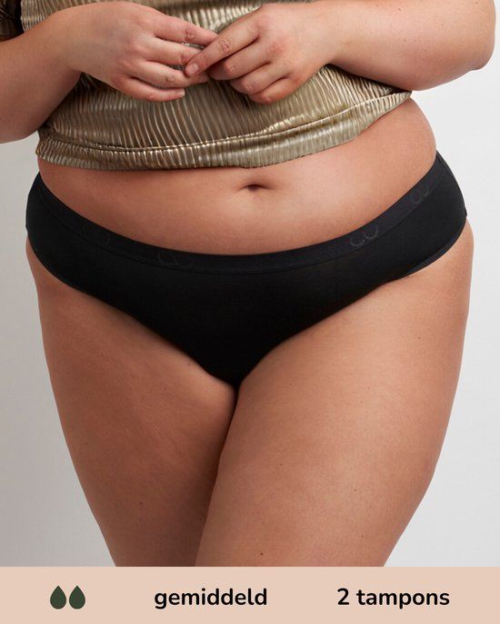 Moodies Undies Moodies Bamboe Bikini Onderbroek - Maat XL - Zwart