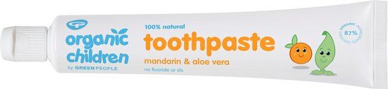Green People Organic Children by Organic People - Kids Tandpasta Mandarijn zonder Fluoride - 50ml