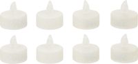 Feeric lights & Christmas bougies LED - 8 pièces - Blanc