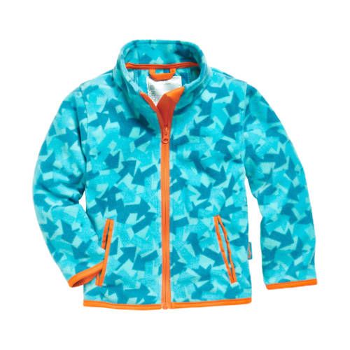 Playshoes Fleece Vest - All Over Print - Blauw