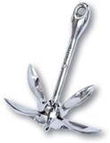 Lalizas Ancre pliante Argent 10 kg
