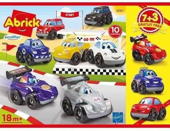 Ecoiffier Abrick Auto Speelset - 10 Onderdelen