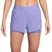 Nike Swift Dri-FIT Mid-Rise 2-in-1 Shorts Dames