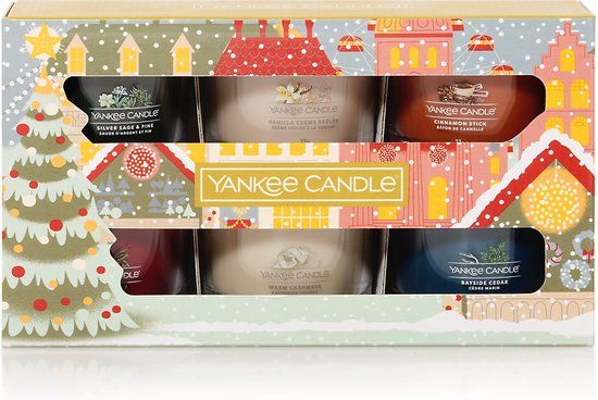 Yankee Candle - Passport to the Holidays 6 Filled Votive Gift Set - Christmas Collection