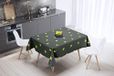 Bonamaison Tafelkleed, Anti-Mold, Sneldrogend, Waterdicht, 100% Polyester Tafellaken, Neon Geel, Rook, 140 x 140 Cm