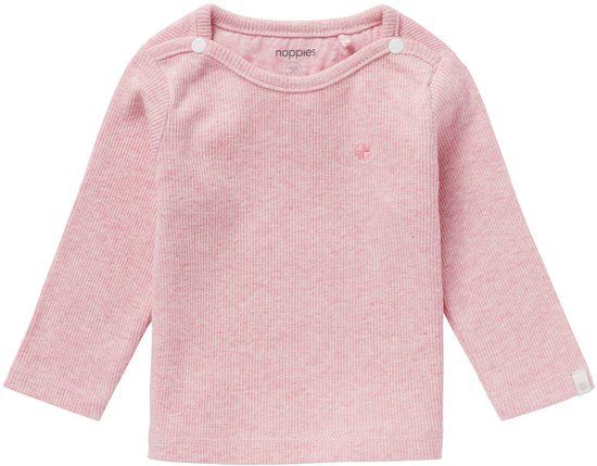 Noppies Rib Natal T-shirt Lange Mouwen Oatmeal Mt. 56