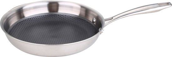 Masterpro BGMP-1632 - Koekenpan - Ø 28 cm - Roestvrij staal