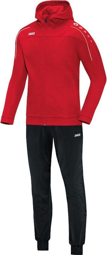 Jako - Hooded Tracksuit Classico - Men - Red - XL
