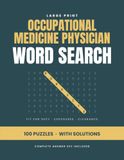 Occupational Medicine Physician Word Search Puzzle Book