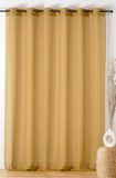 LINDER Gordijn met lus – afwerking met oogjes – kleur honing – 290 x 240 cm – 100% polyester – collectie Boucline