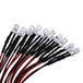 10 5 Volt Gele LED 10 x 5 mm met 20 cm Kabel en Weerstand